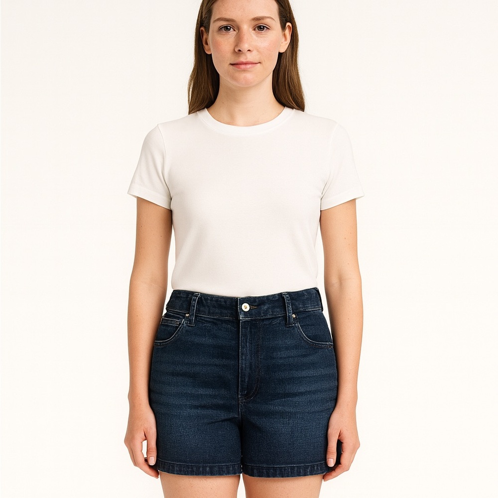 Maurices Dark-Wash Denim Shorts